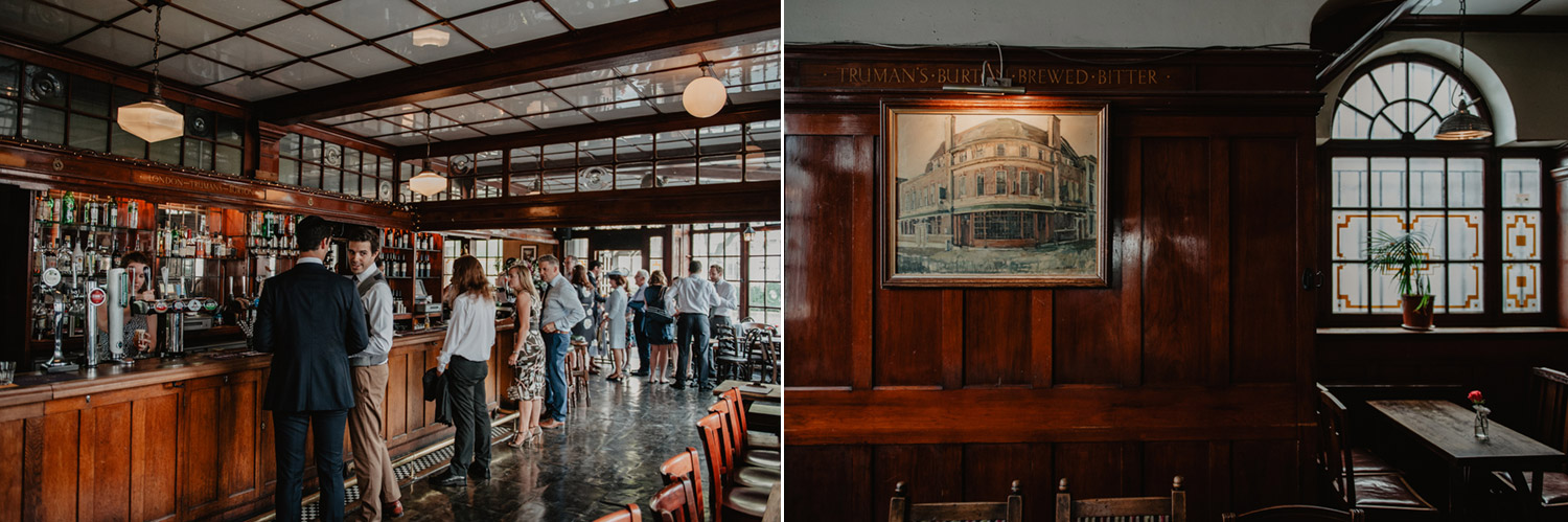 rose and crown pub wedding stoke newington