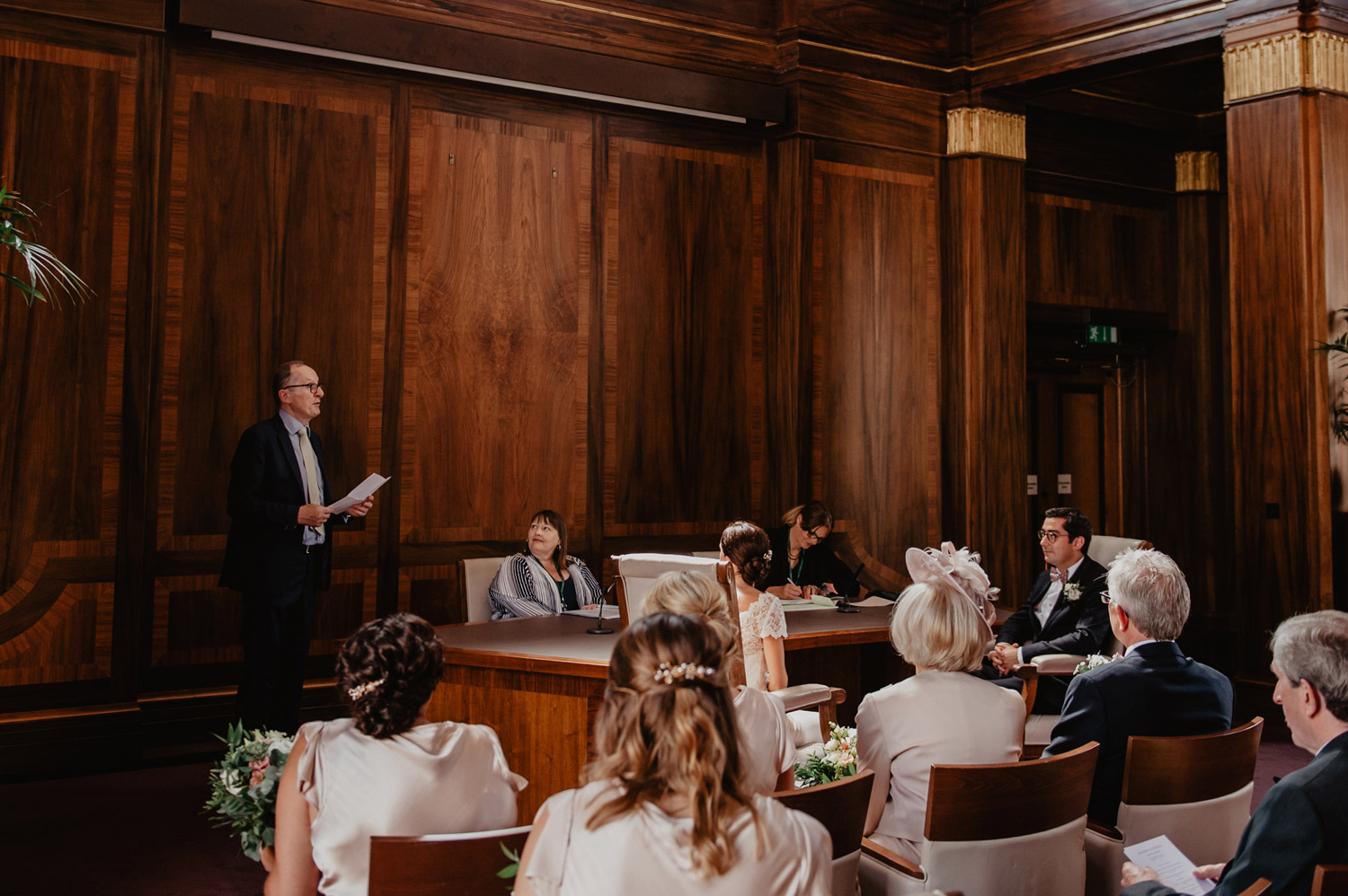 stoke newington town hall wedding anne schwarz fine art photography