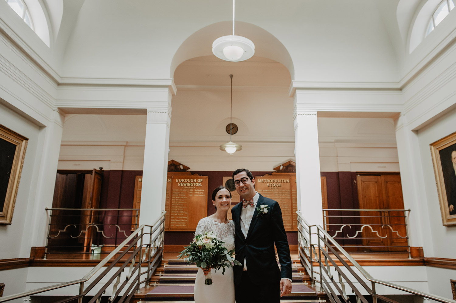 stoke newington town hall wedding photography