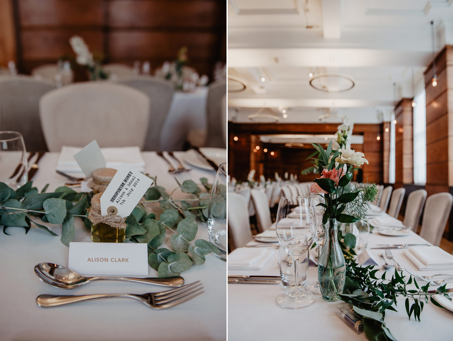 london town hall hotel wedding details midcentury modern