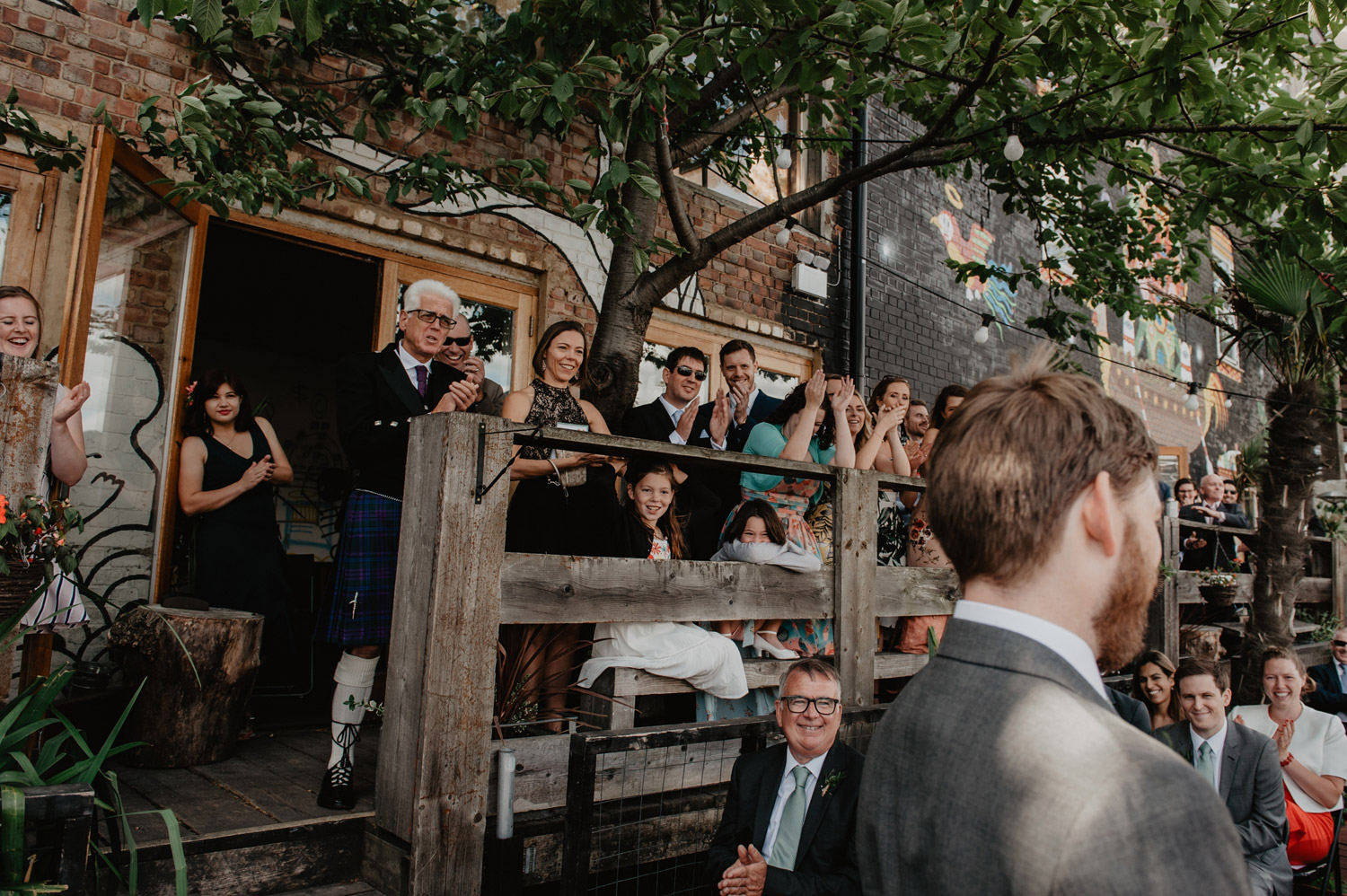 modern industrial minimalist hackney wedding stour space anne schwarz photography