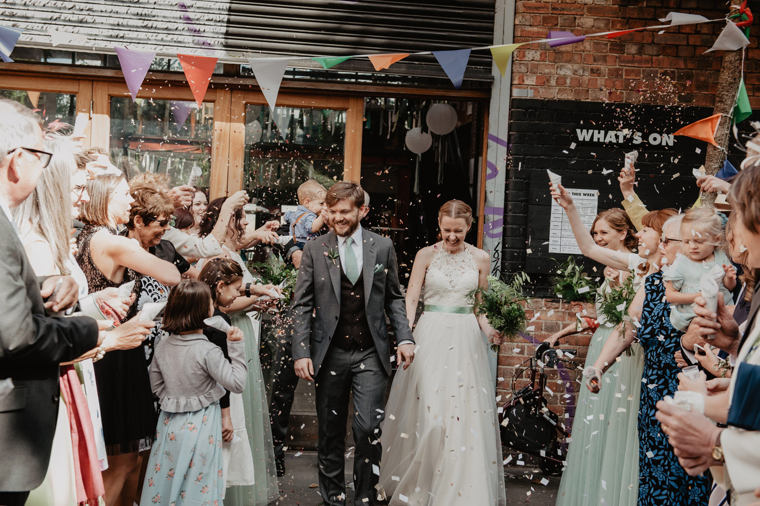 modern industrial minimalist hackney wedding stour space anne schwarz photography