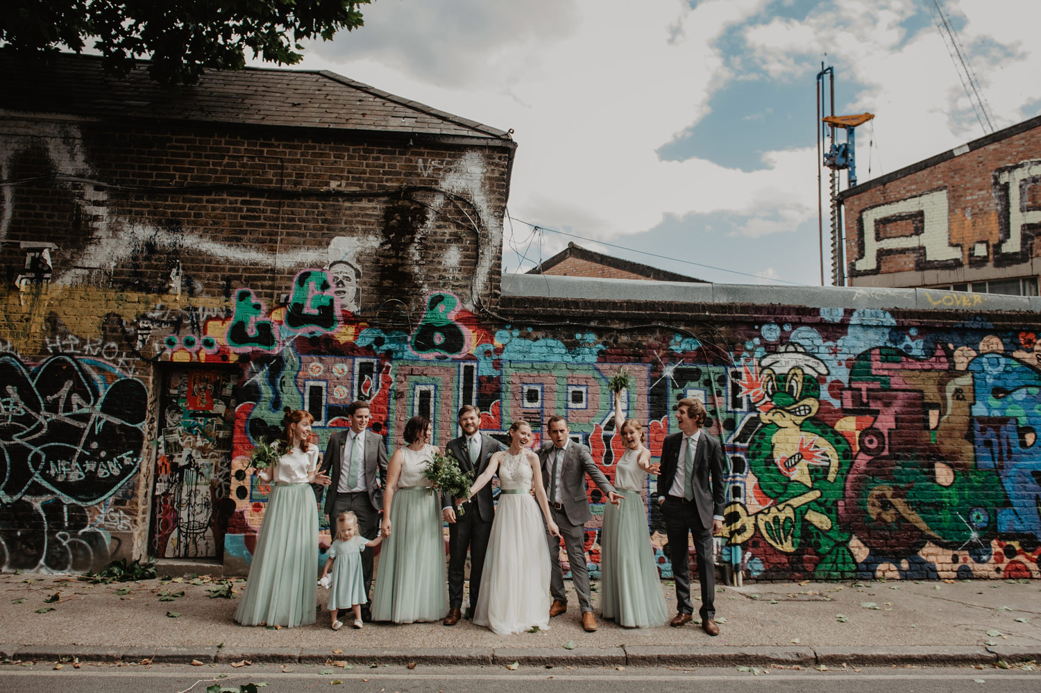 modern industrial minimalist hackney wedding stour space anne schwarz photography