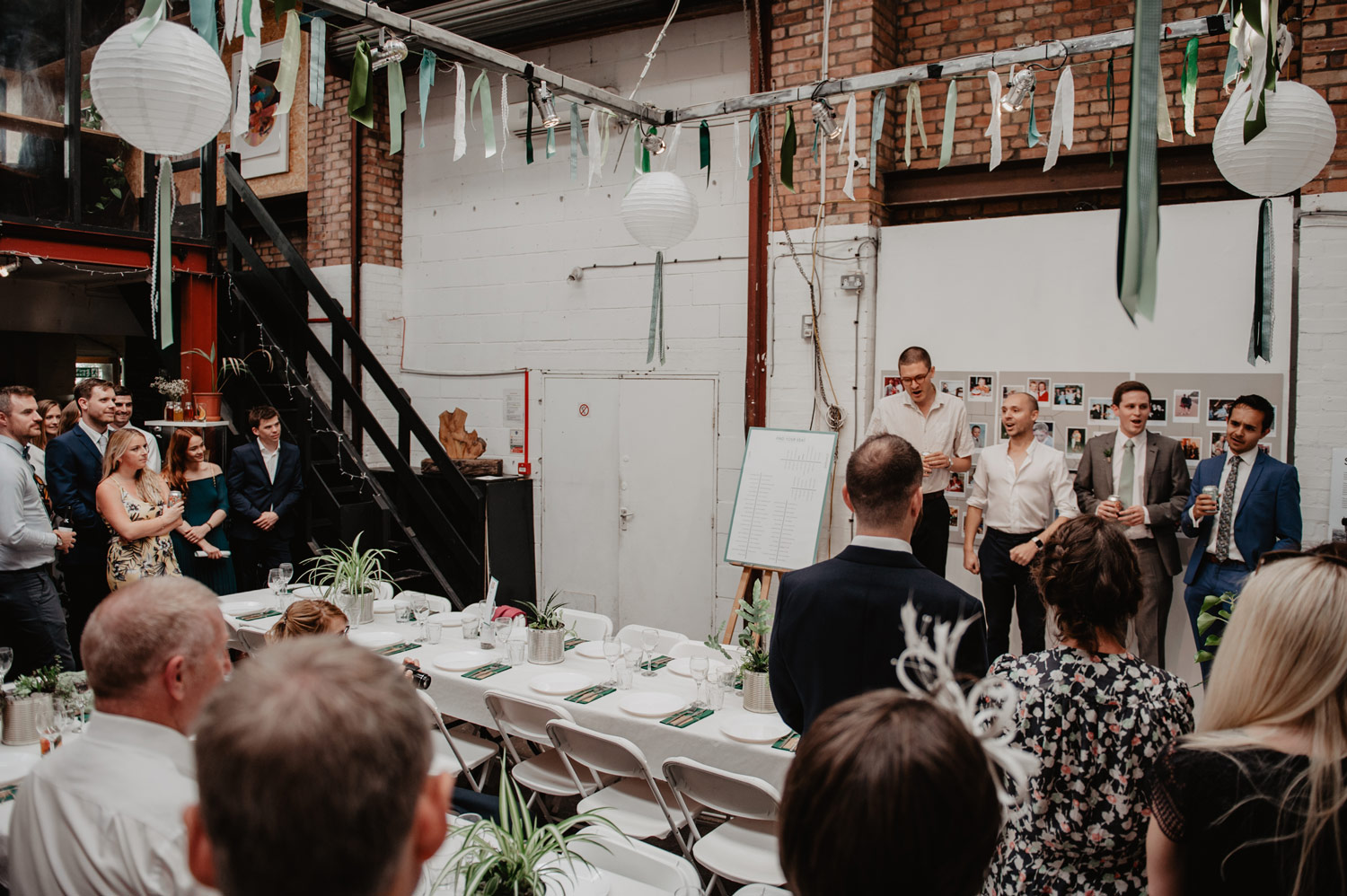 modern industrial minimalist hackney wedding stour space anne schwarz photography