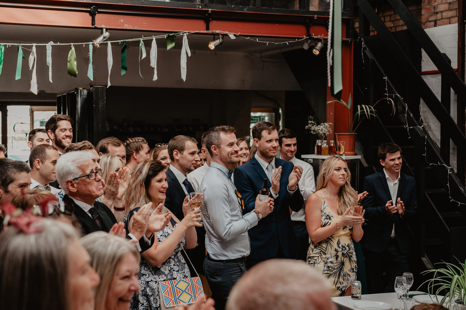 modern industrial minimalist hackney wedding stour space anne schwarz photography