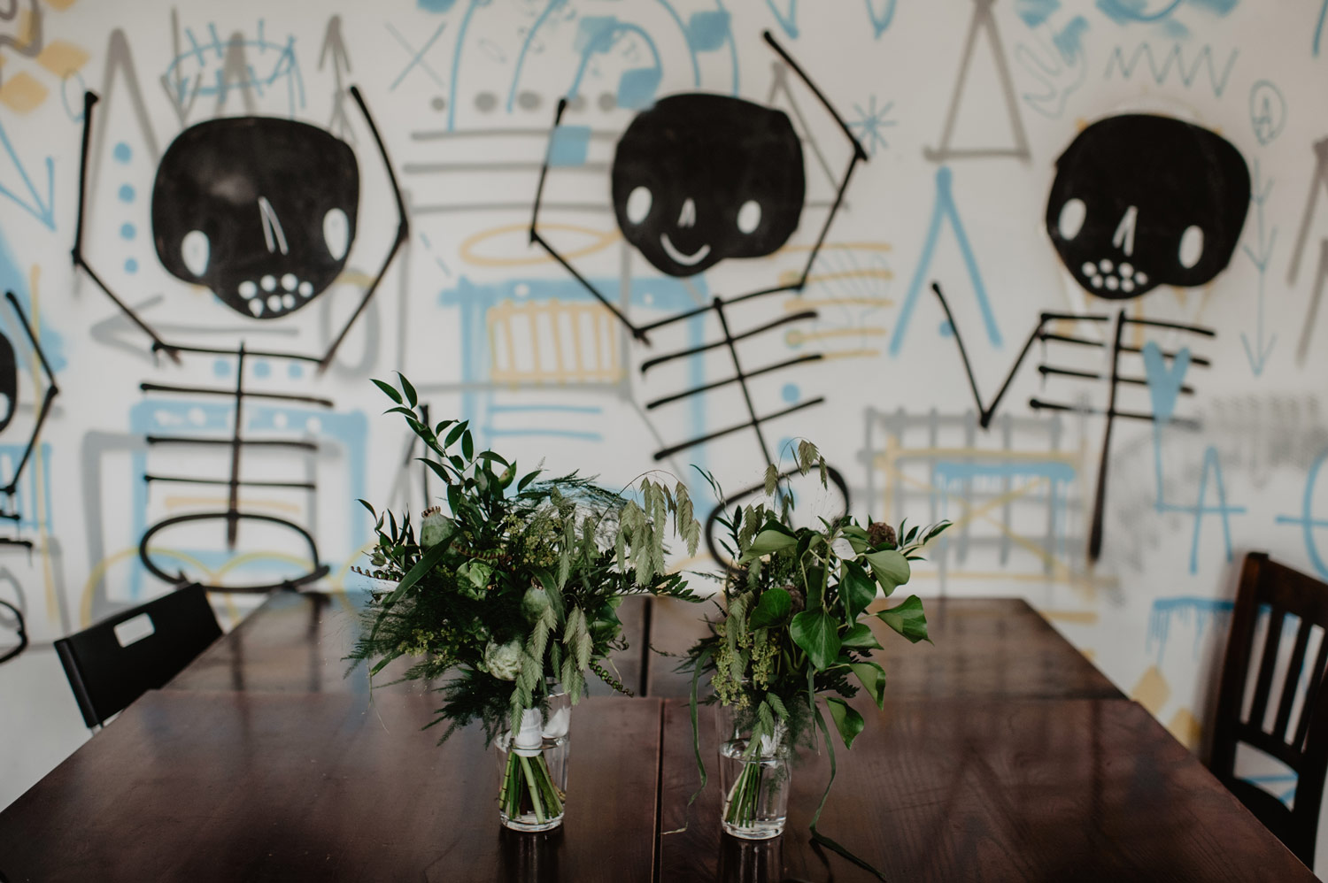 modern industrial minimalist hackney wedding stour space anne schwarz photography