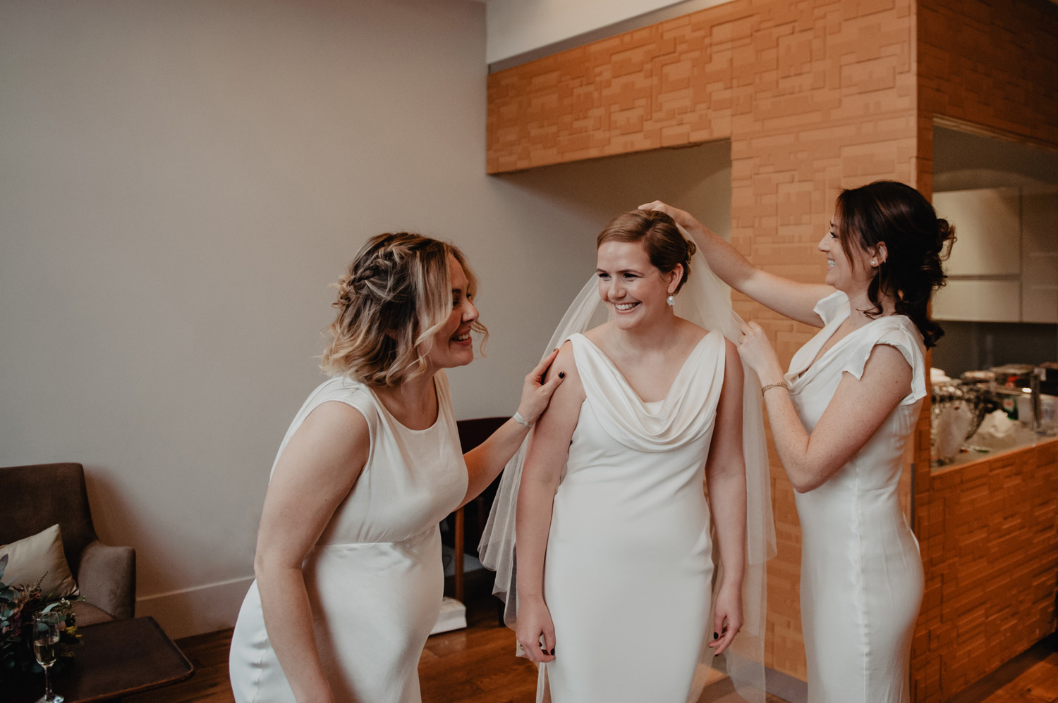 winter wedding at the london town hall hotel