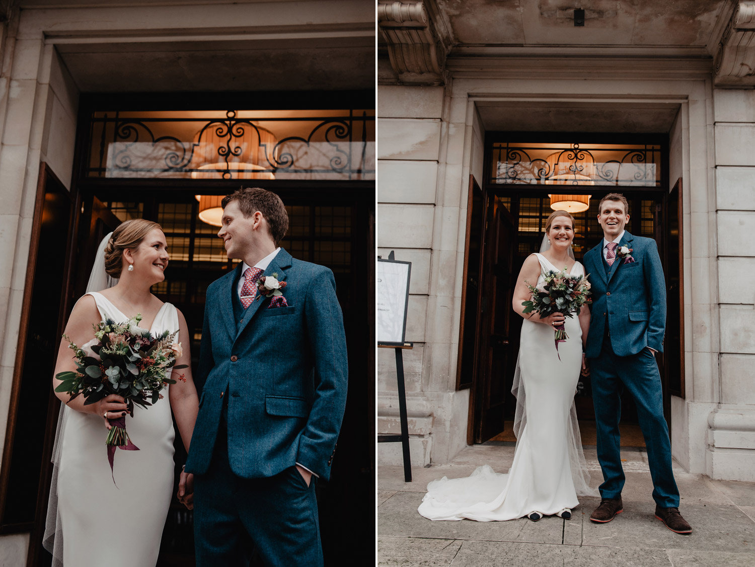 midcentury modern town hall hotel london wedding