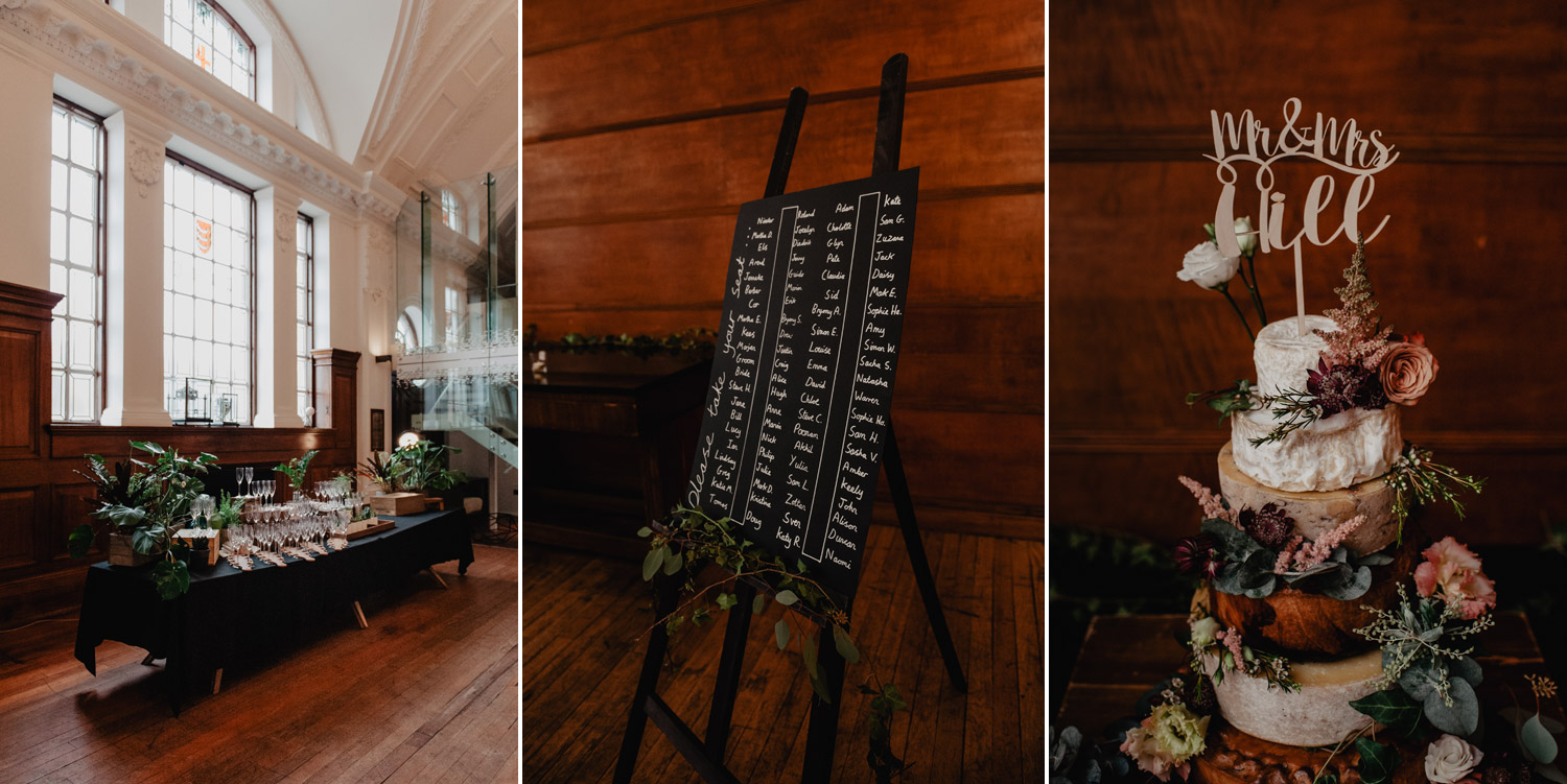 midcentury modern town hall hotel london wedding