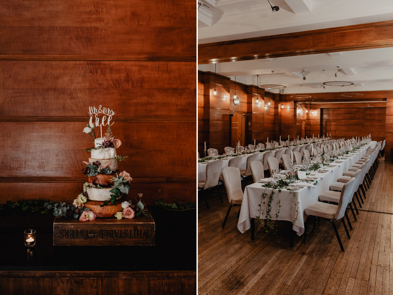 midcentury modern town hall hotel london wedding